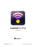 Luminair iPad 2.0 User Manual