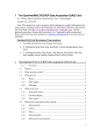 1 The Quarknet/WALTA/CROP Data Acquisition (DAQ) Card