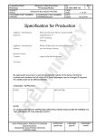Specification for Production - Panasonic Industrial Devices Europe