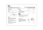 Stand for Wall Clock and Wall-Mounted CD Player User`s Manual