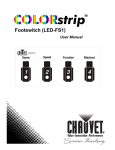 COLORstrip Footswitch User Manual