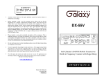 DX 55V manual - Galaxy Radios