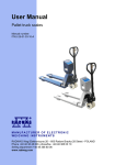 Manual instruction - Pallet truck scales