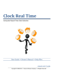 Full Clock Real Time User Manual