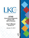 UTAS user manual - LKC Technologies, Inc.