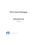RTI Connext Messaging Getting Started Guide