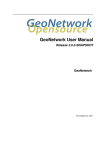 GeoNetwork User Manual
