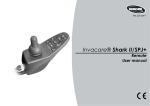 Invacare® Shark II/SPJ+ Remote User manual