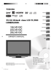 19-22-26LV610C LCD TV?DVD Combintion Television User`s Manual