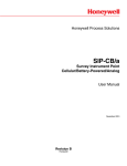 SIP-CB/a - Honeywell Process Solutions