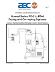 Nomad Series PD-2 to PD-4 Drying and Conveying