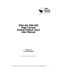 DNA-AO-308-350 High Current Analog Output Layer User Manual