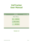 VetTracker User Manual - Net Caster Solutions