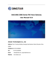 DAG1000/2000 Series FXS Voice Gateway User Manual V2.0