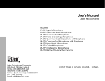 Listen Microphones User`s Manual