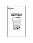 Simpson 260® Series 8XI Volt-Ohm-Milliammeter