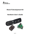 RemoTI Dev Kit Hardware UG - Digi-Key