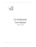 O2Notification User Manual