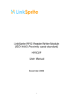 LinkSprite RFID Reader/Writer Module (ISO14443