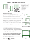 GROW LIGHT PRO USER MANUAL