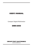 USER`S MANUAL DMR-6000