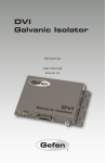 DVI Galvanic Isolator