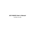 ACC-964CD User`s Manual