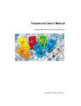 Temprecord User`s Manual - temperature recorder, Temprecord