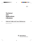 Technical and Applications Literature Selector