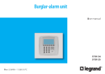 Burglar-alarm unit