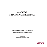 eta/VPG TRAINING MANUAL