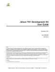 Jetson TK1 Development Kit User Guide