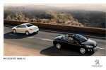 Peugeot 308cc Handbook & Vehicle Information Guide