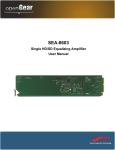SEA-8603 User Manual