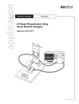 In-Fixture Measurements Using Vector Network Analyzers