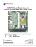 Aurora SBC User Manual - Diamond Systems Corporation