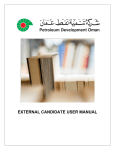 external candidate user manual