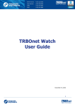 TRBOnet Watch 2.2 User Manual
