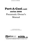 Port-A-Cool 16-Inch Pneumatic Evaporative Cooler User Manual