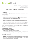 USER MANUAL on Text-to-Speech