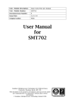 SMT702 User Manual - Sundance Multiprocessor Technology Ltd.