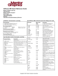 ADVance MS Quick Reference Guide