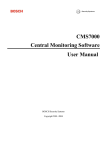 CMS7000 Central Monitoring Software User Manual