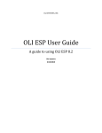 OLI ESP User Guide - OLI Support Center