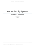 Complete Guide - Online Faculty System