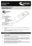 Instruction Manual DEGA PBC-EL II