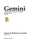 User`s & Reference Guide