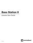 the bass station ii librarian