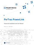 PerTrac PowerLink PowerLink Installation and User Manual