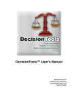 DecisionTools™ User`s Manual PDF